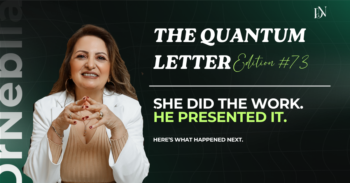 She Did The Work. He Presented It.